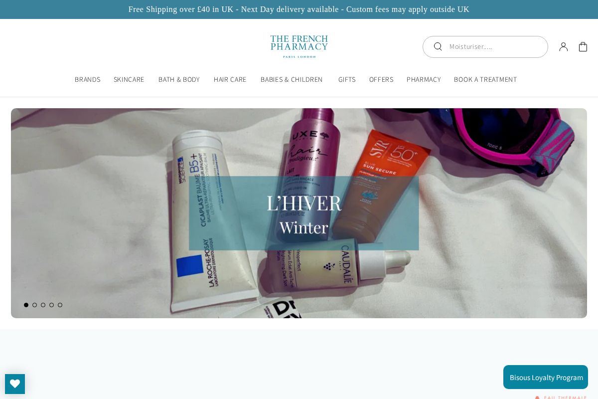 The French Pharmacy homepage screenshot