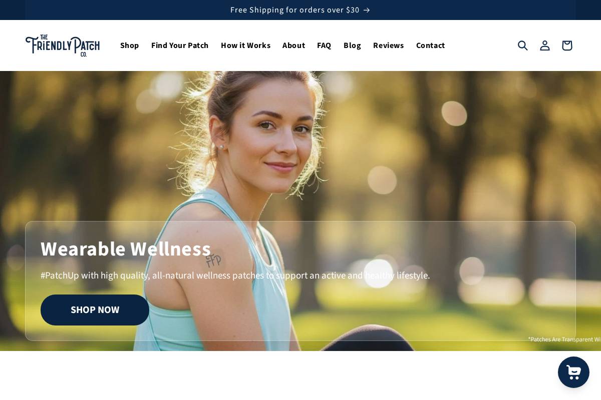 thefriendlypatch.com homepage screenshot