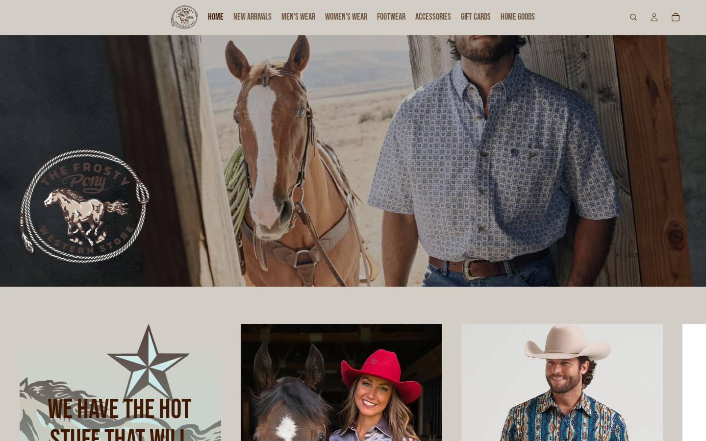 thefrostypony.com homepage screenshot