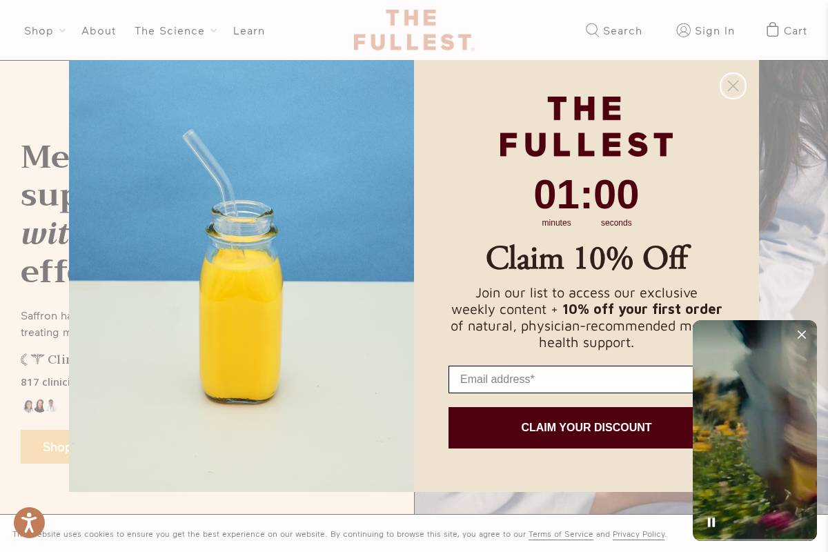 Thefullest homepage screenshot