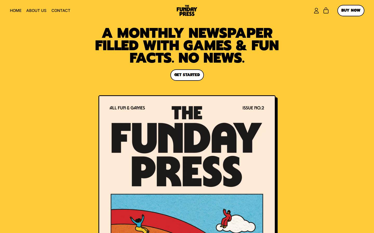 thefundaypress.com homepage screenshot