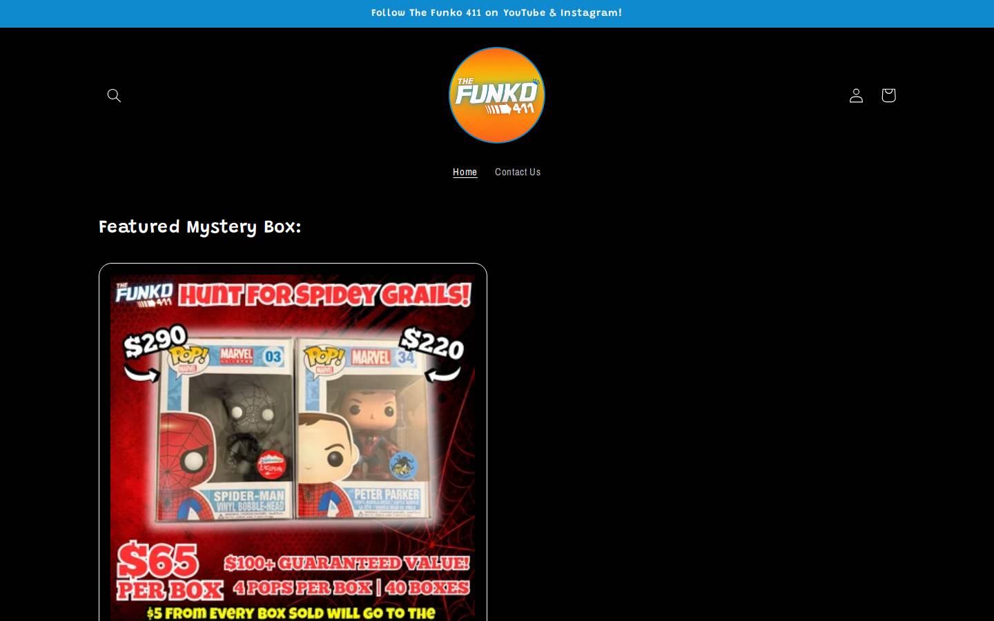 thefunko411.com homepage screenshot