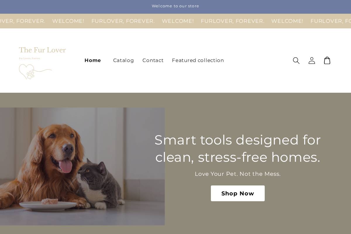 thefurlover.com homepage screenshot