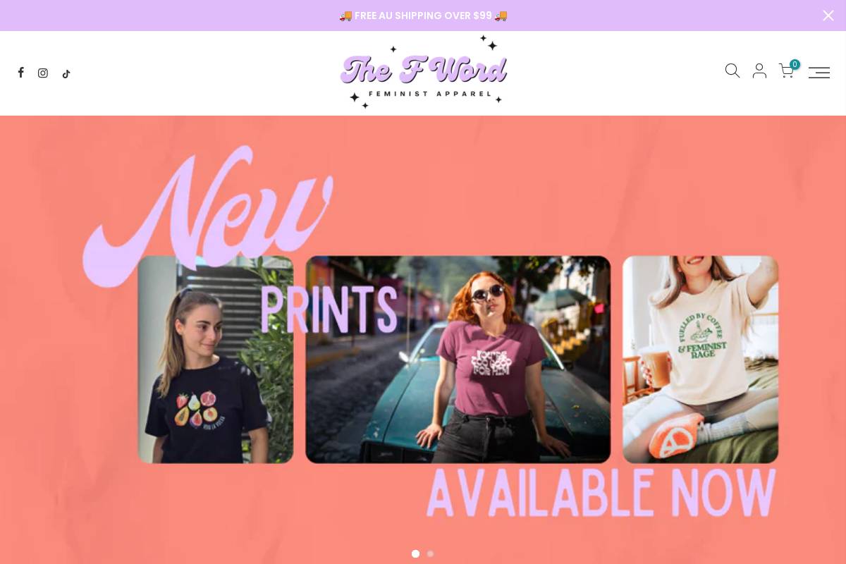 thefword.com.au homepage screenshot