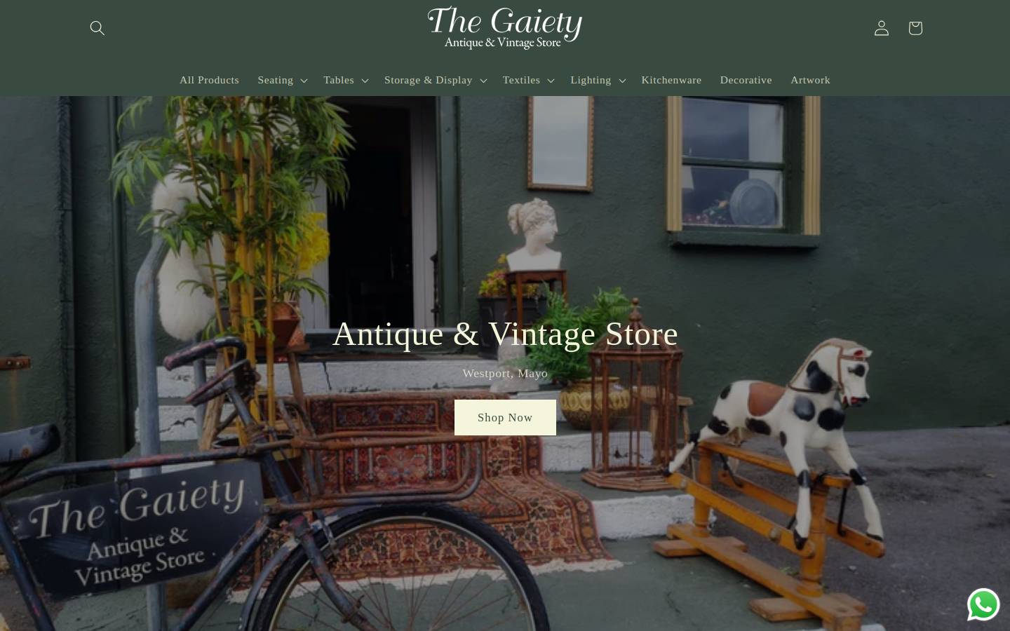 thegaiety.ie homepage screenshot