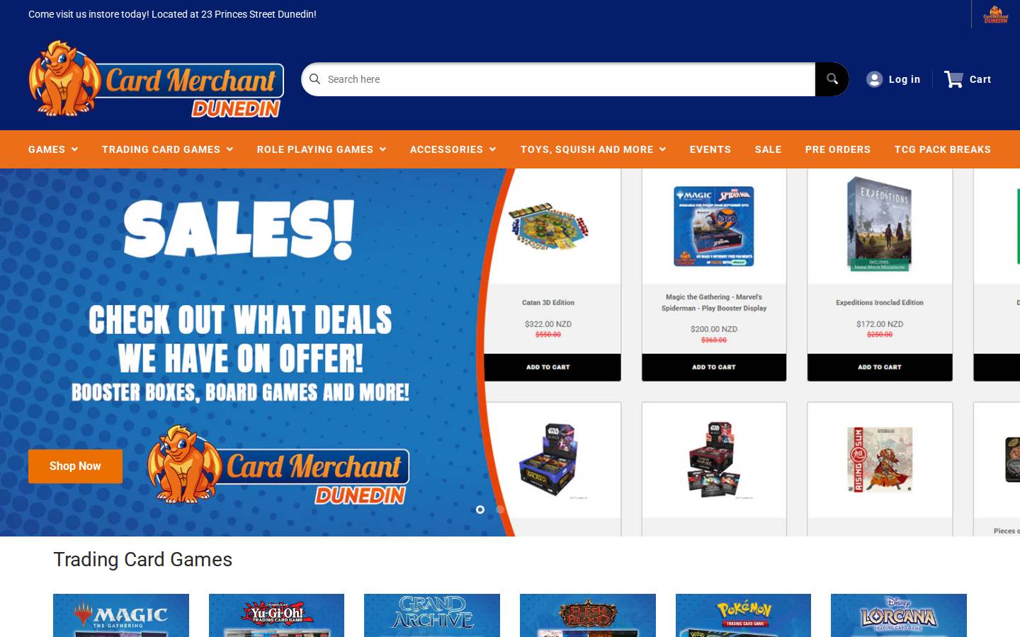 thegamestore.co.nz homepage screenshot