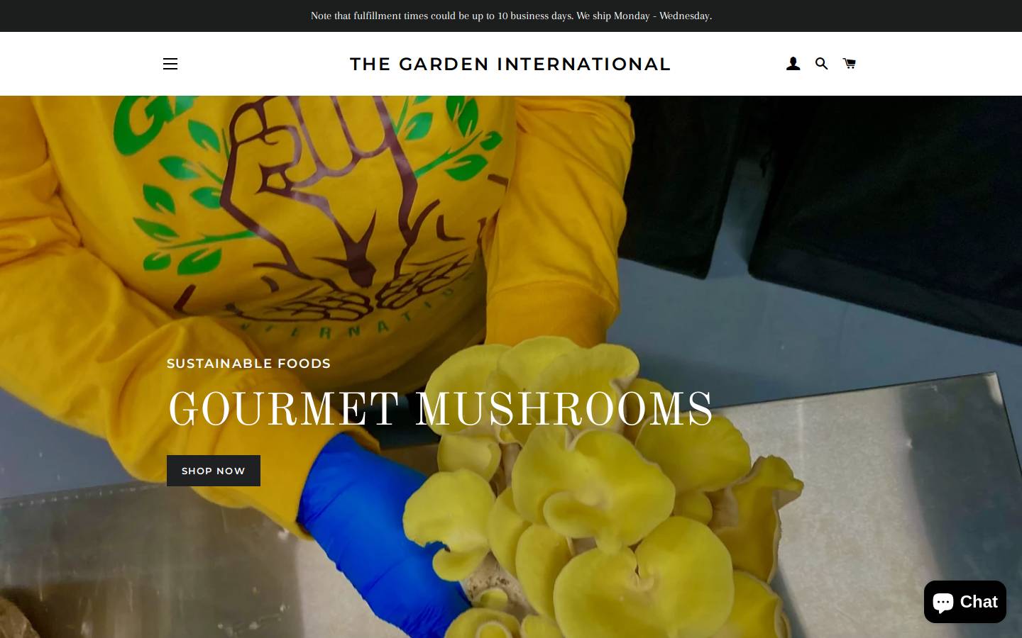 thegarden.farm homepage screenshot