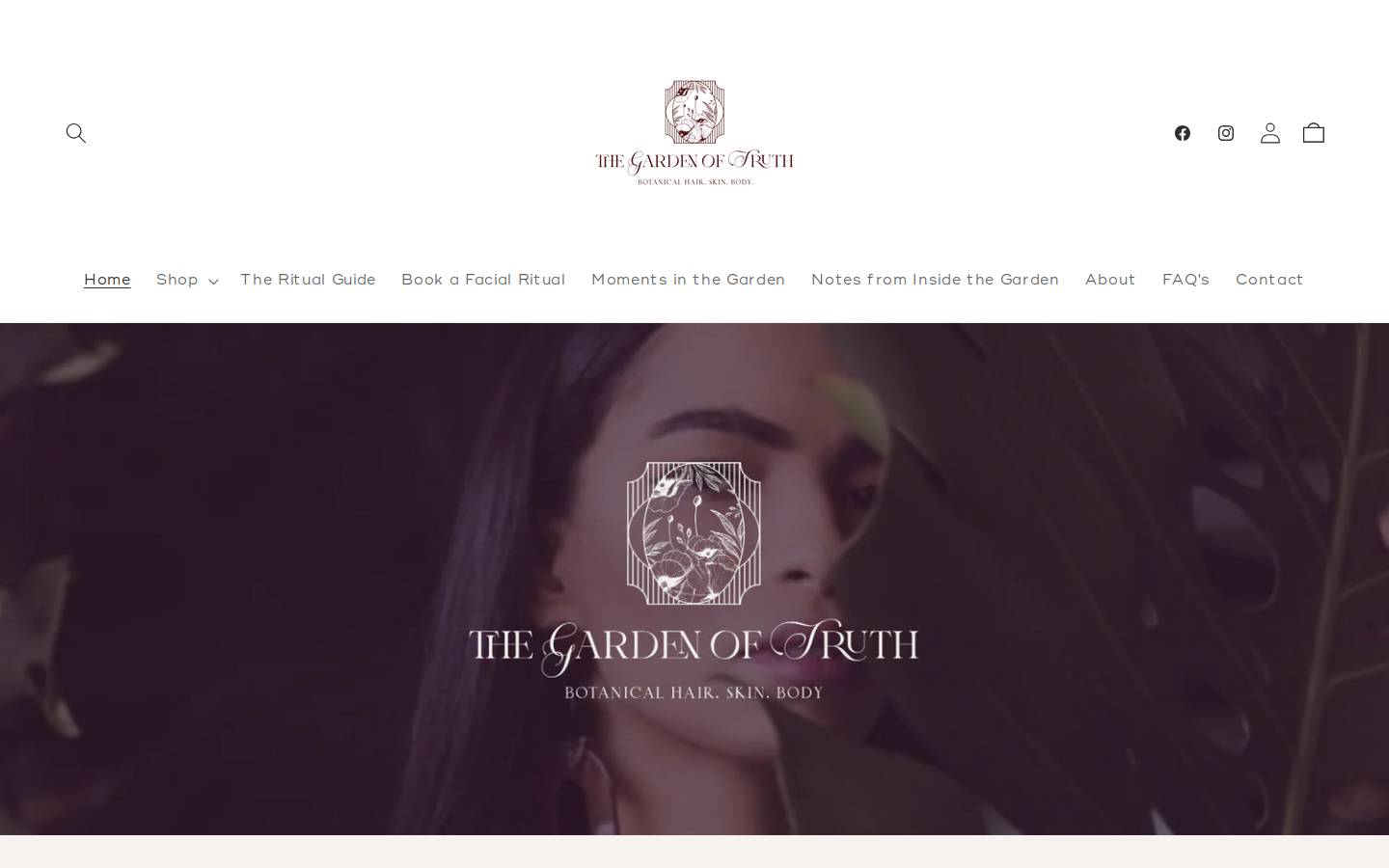 thegardenoftruth.com homepage screenshot