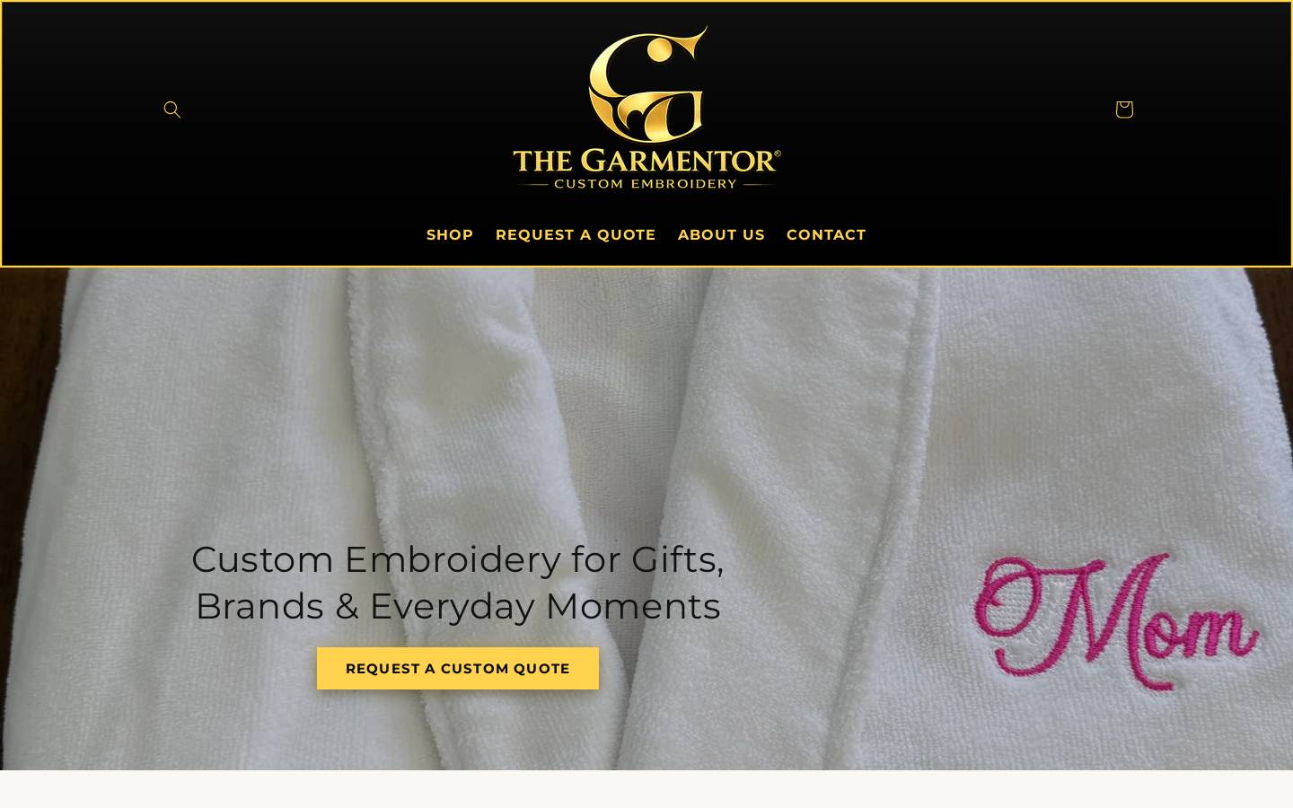 thegarmentor.com homepage screenshot