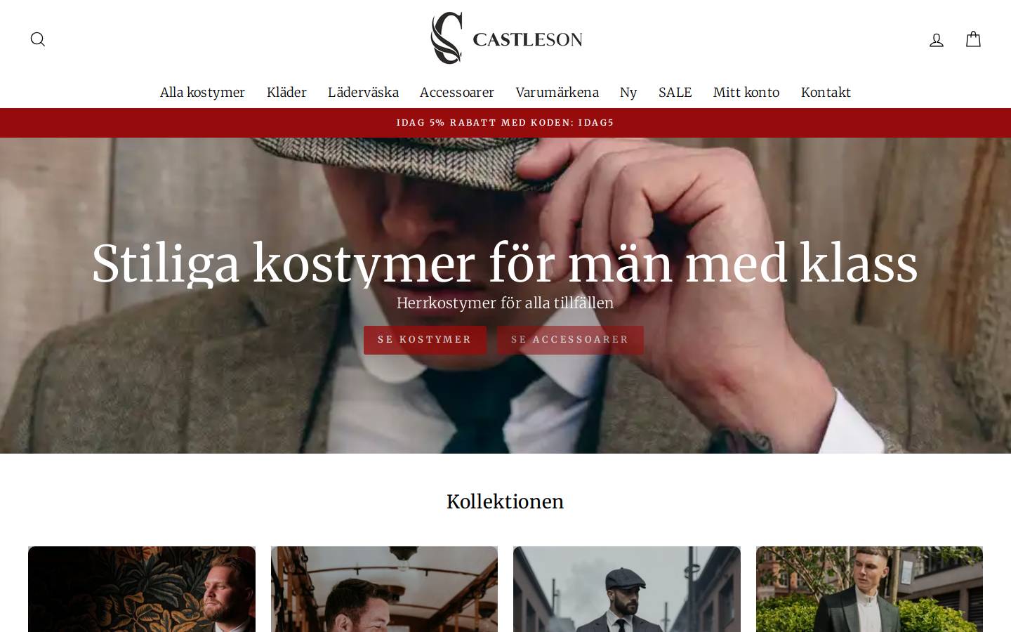 CASTLESON SE homepage screenshot