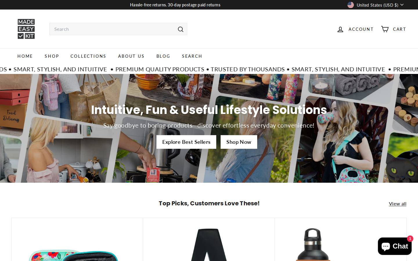 thegeekutopia.com homepage screenshot