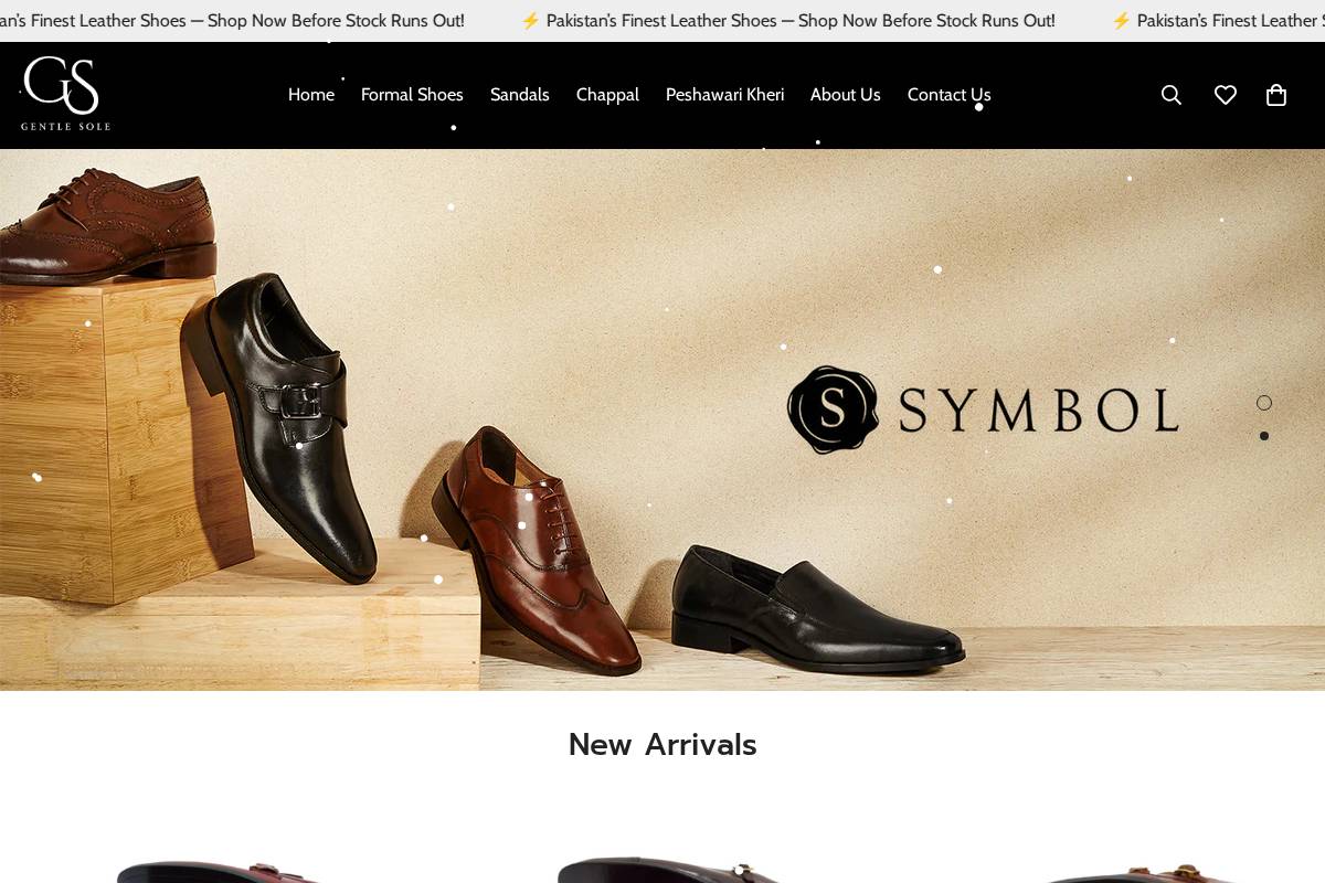 thegentlesole.com homepage screenshot