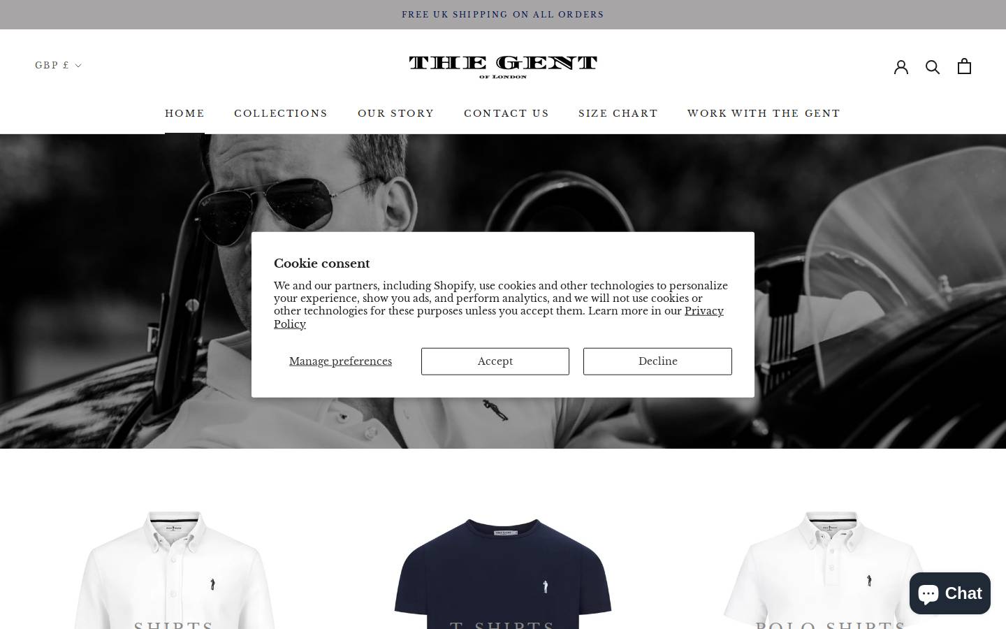thegentoflondon.com homepage screenshot