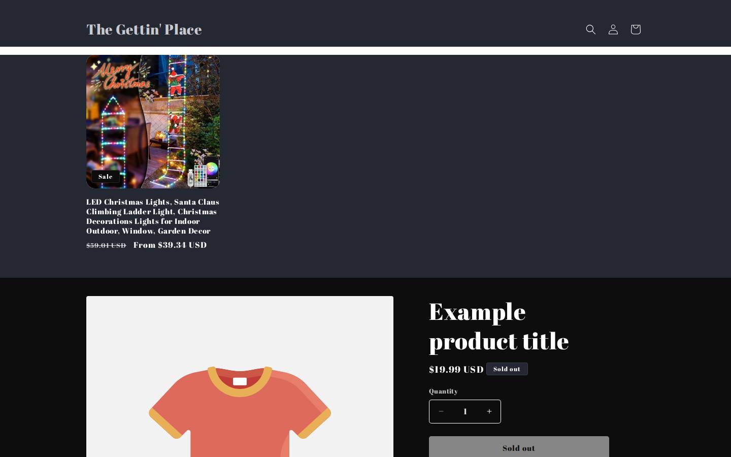 thegettinplace.net homepage screenshot