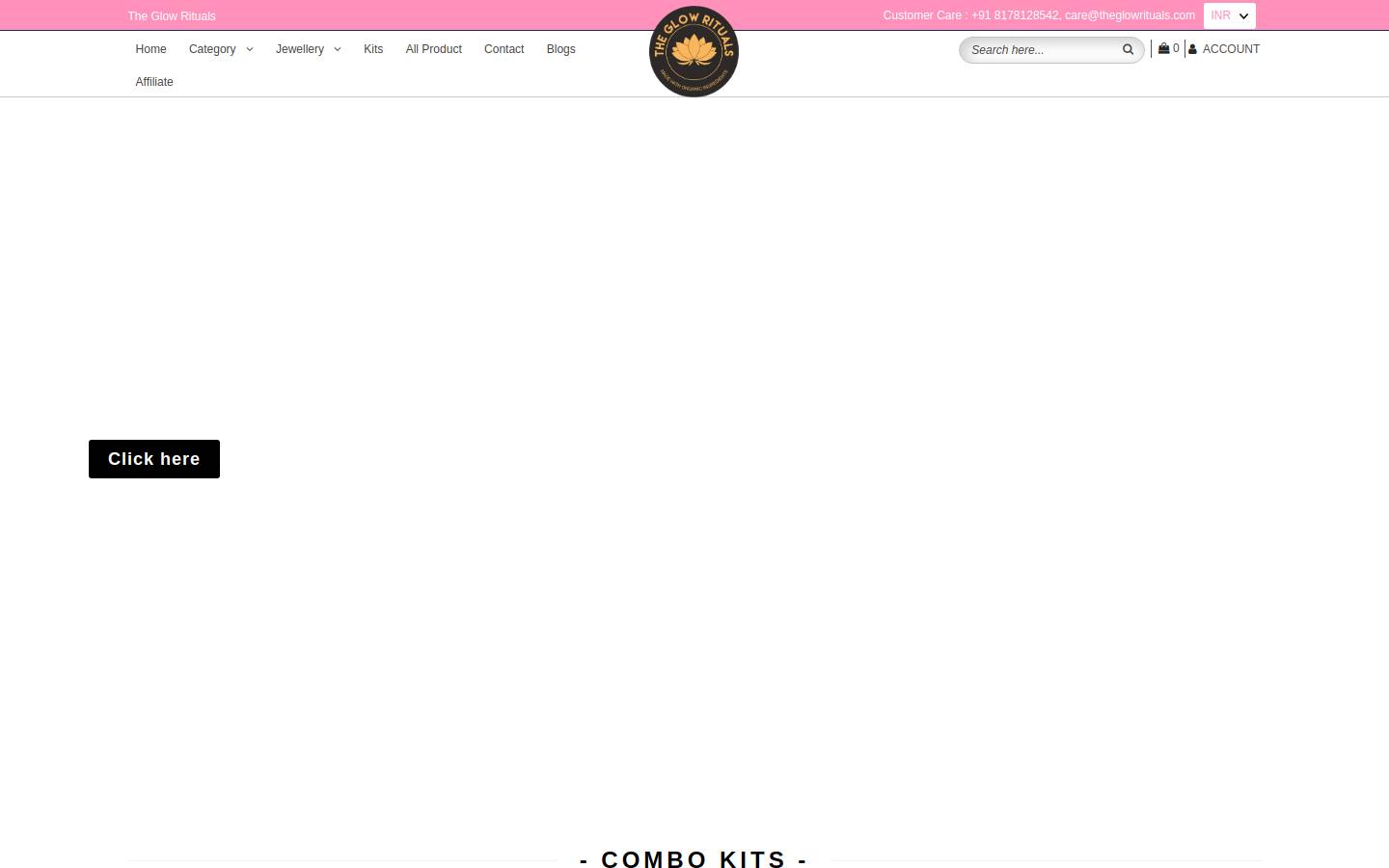 theglowrituals.com homepage screenshot