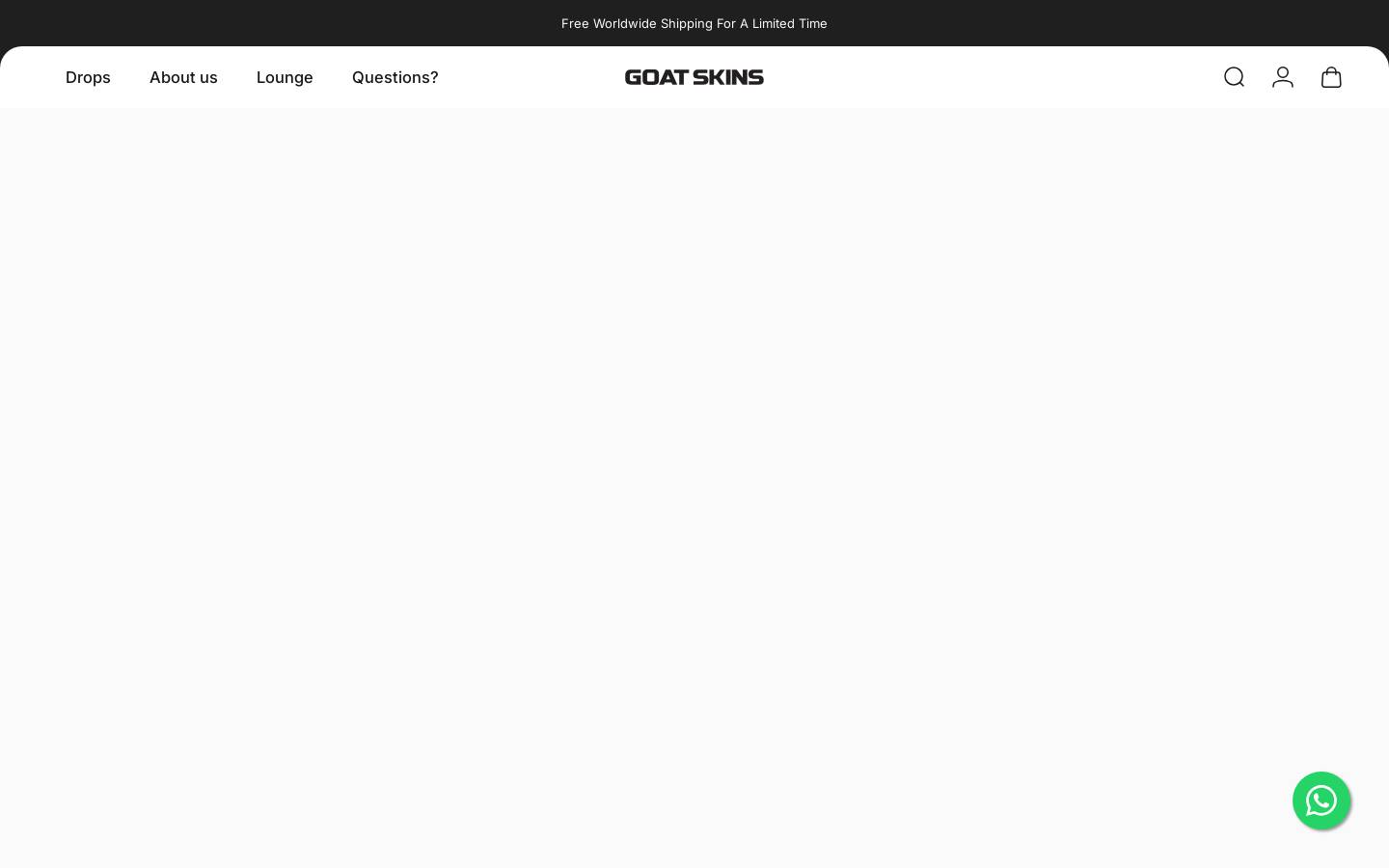 Goat Skins homepage screenshot