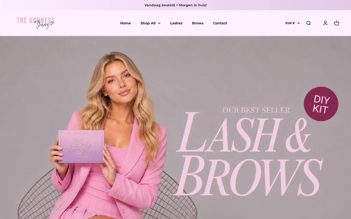 Thegoddesstheory homepage screenshot