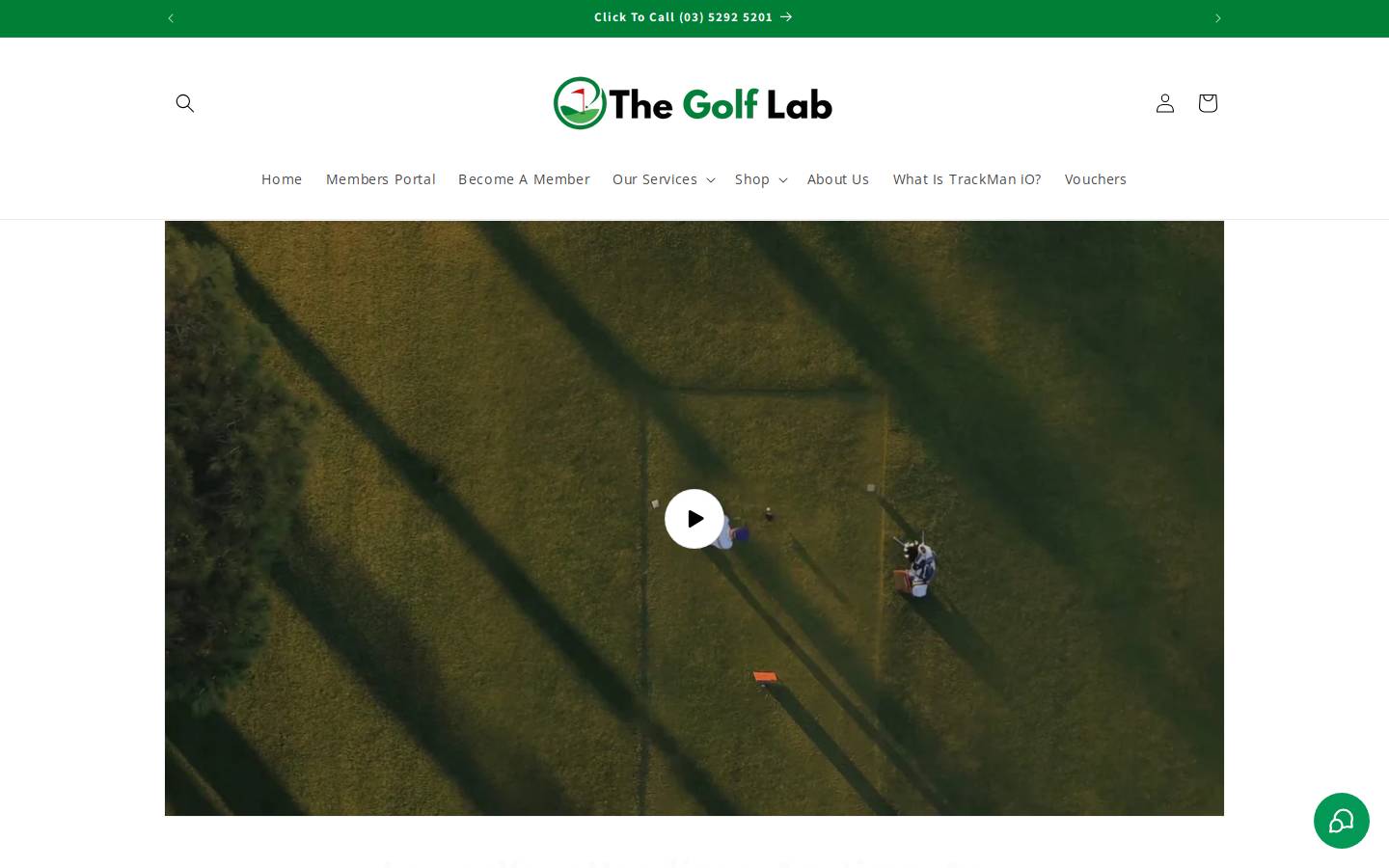 thegolflab.com.au homepage screenshot