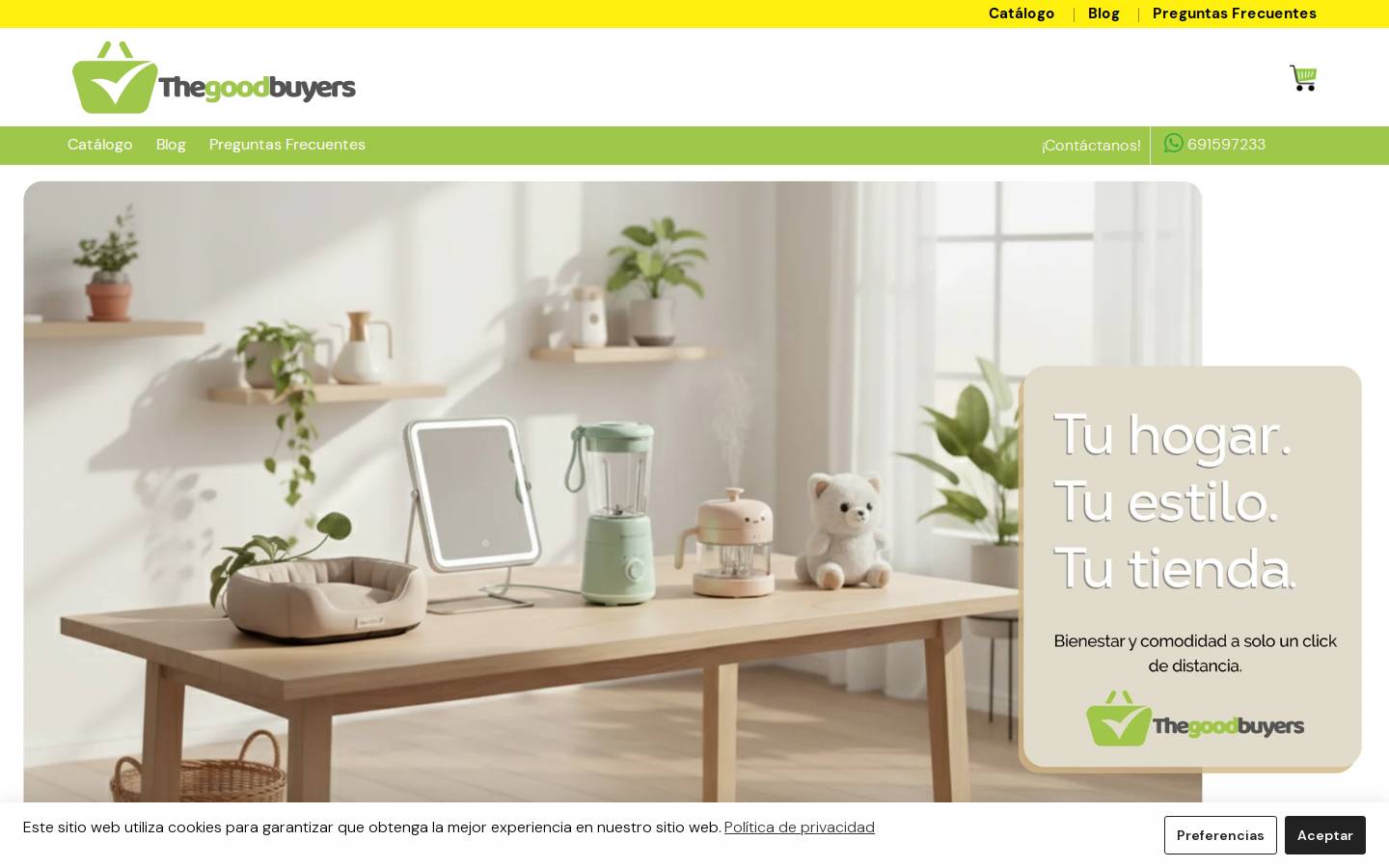 thegoodbuyers.com homepage screenshot