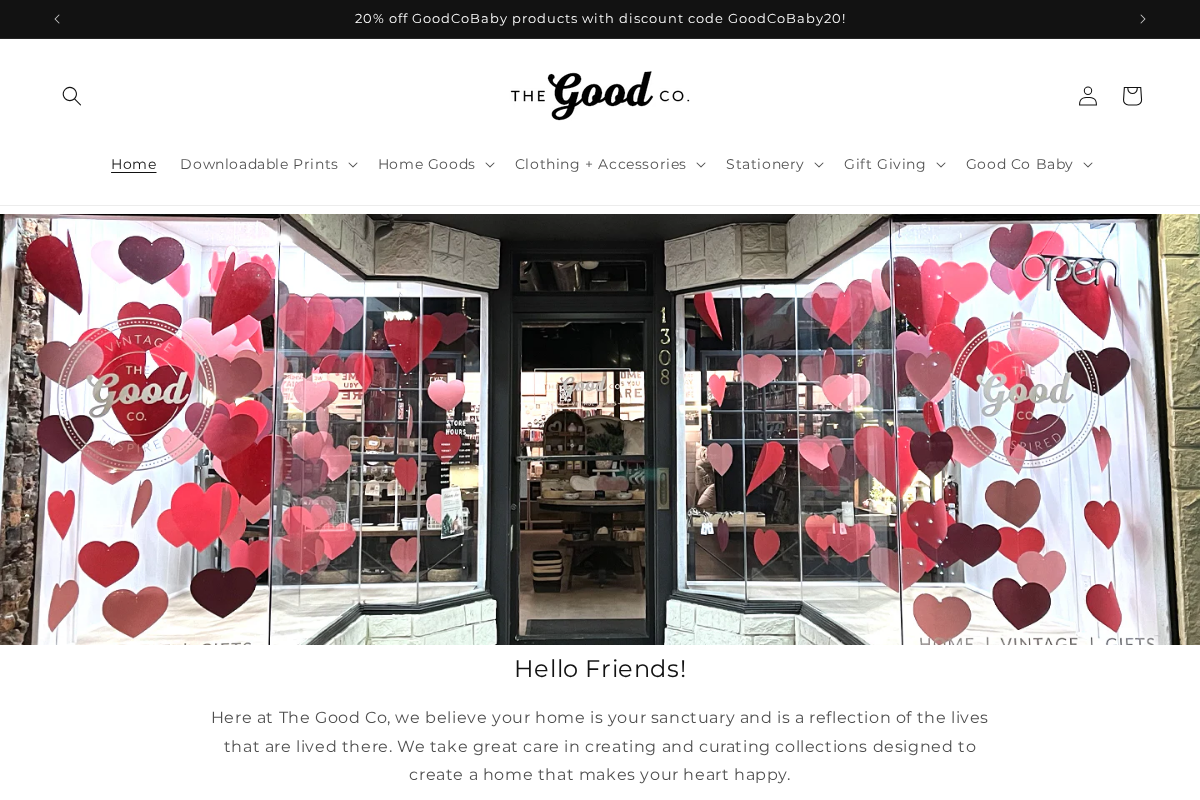 thegoodco.net homepage screenshot