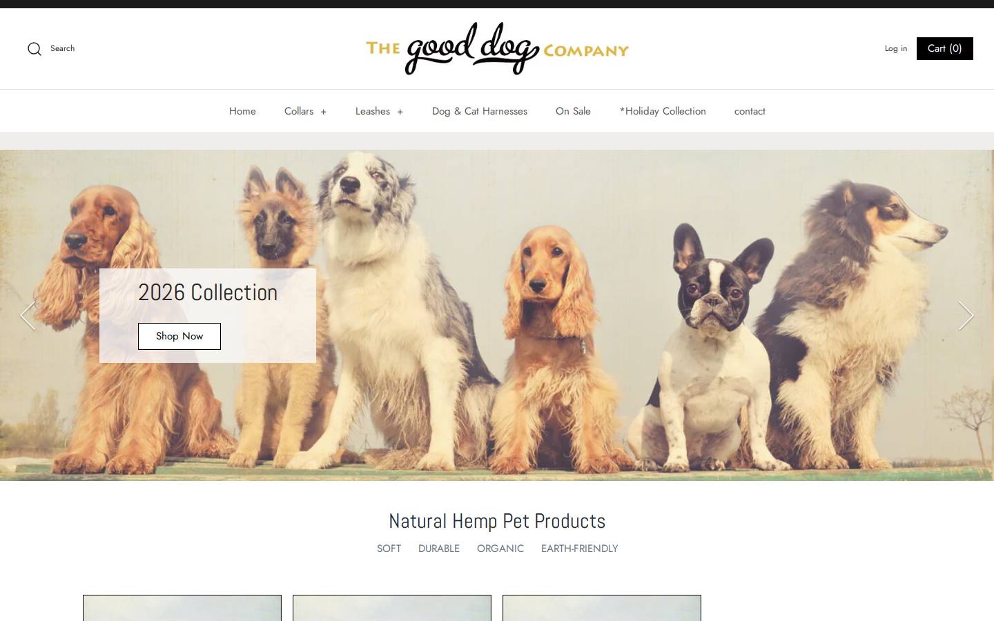 thegooddogcompany.com homepage screenshot