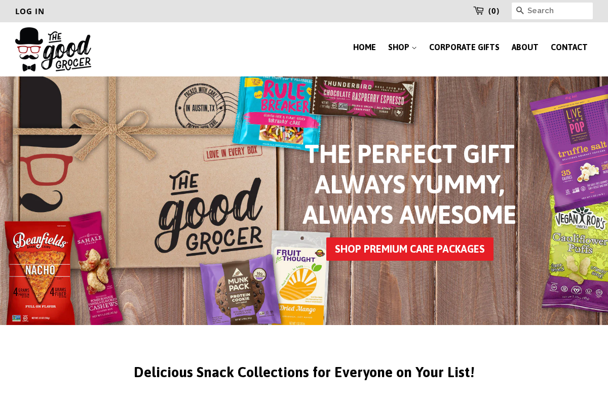 The Good Grocer homepage screenshot