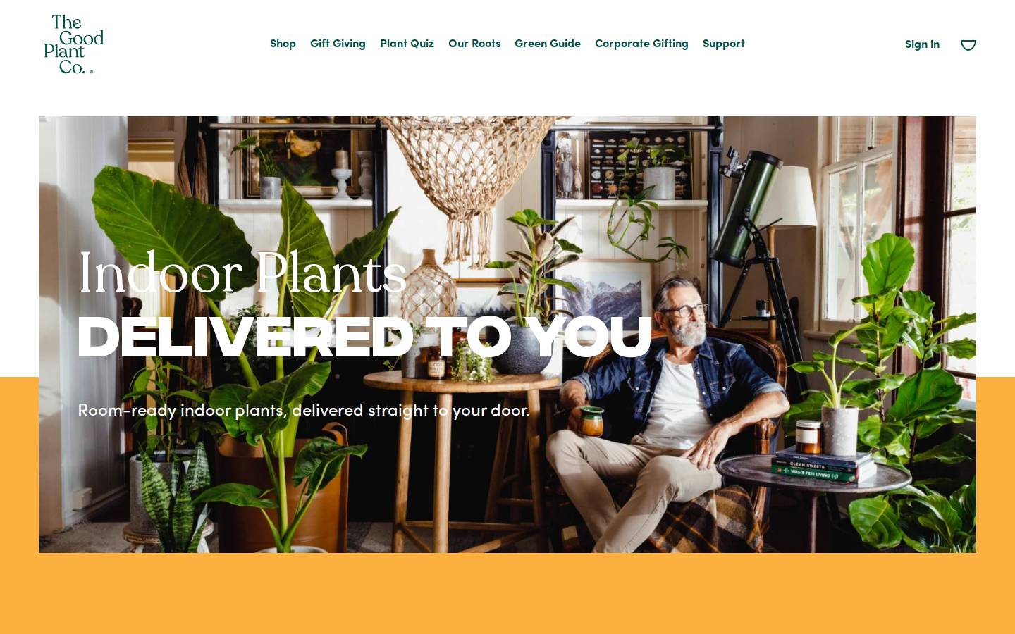 thegoodplantco.com.au homepage screenshot
