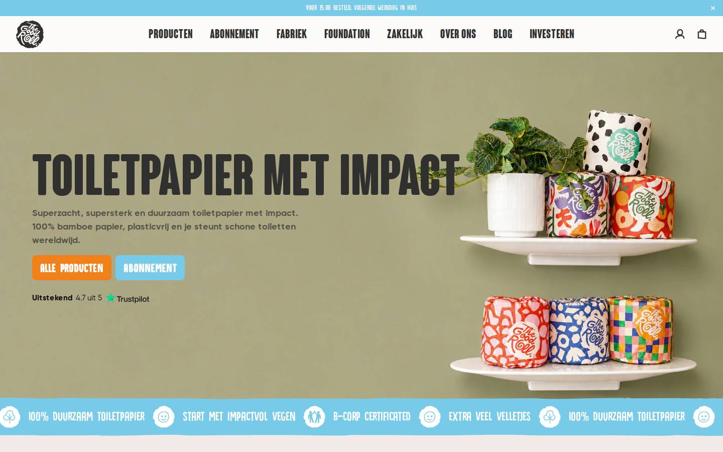 The Good Roll homepage screenshot