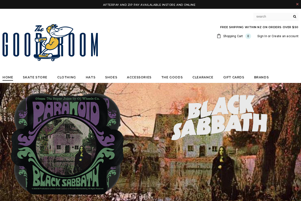 The Good Room homepage screenshot