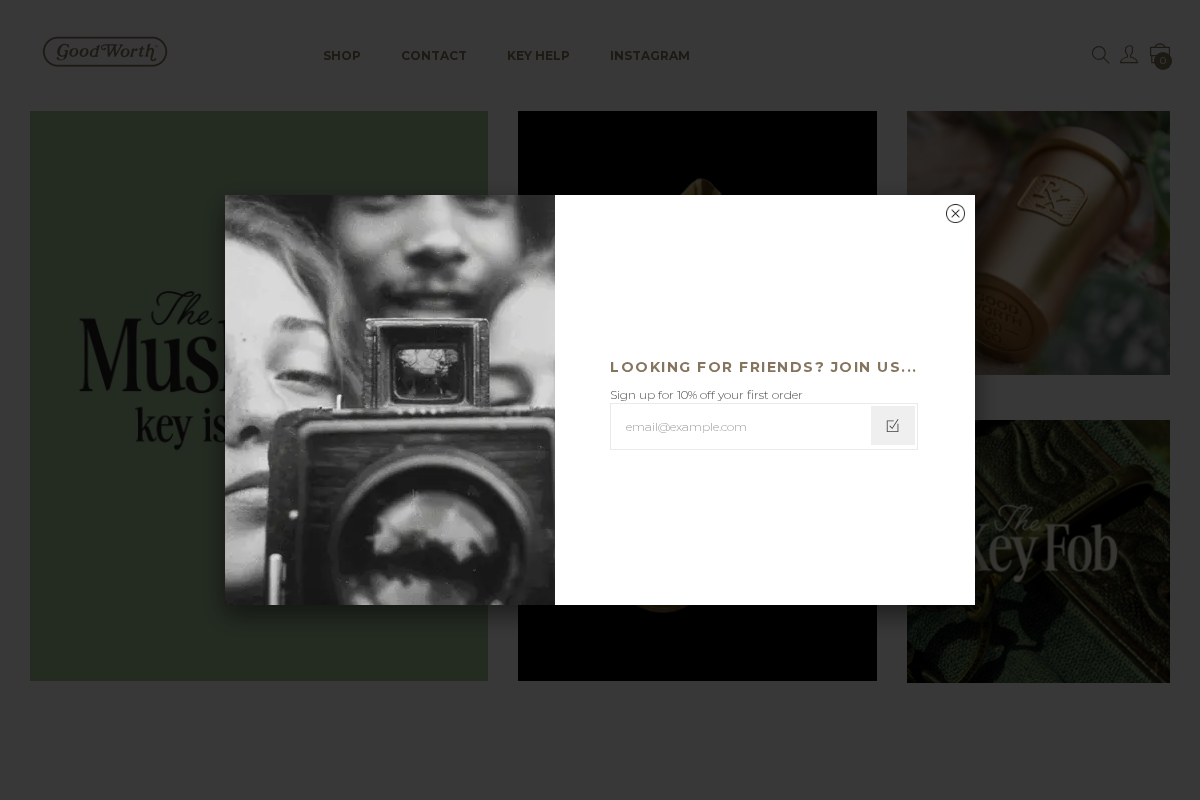 Good Worth & Co. homepage screenshot