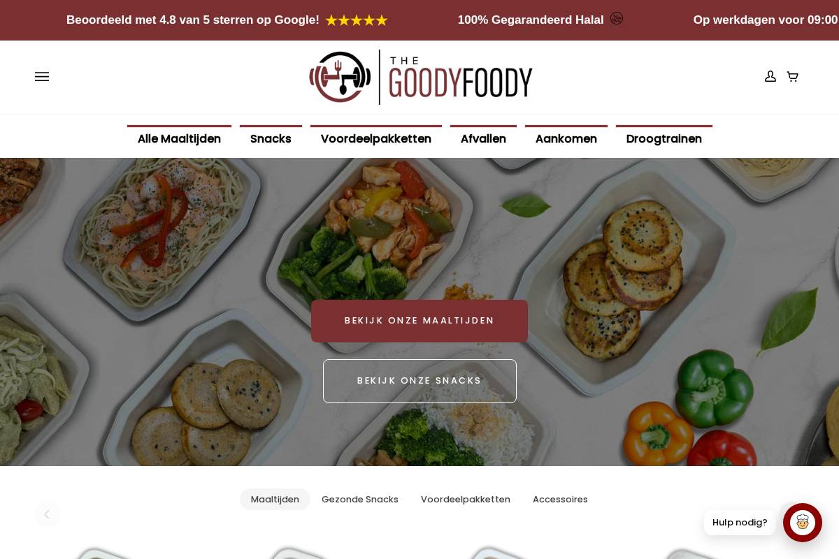 Thegoodyfoody homepage screenshot