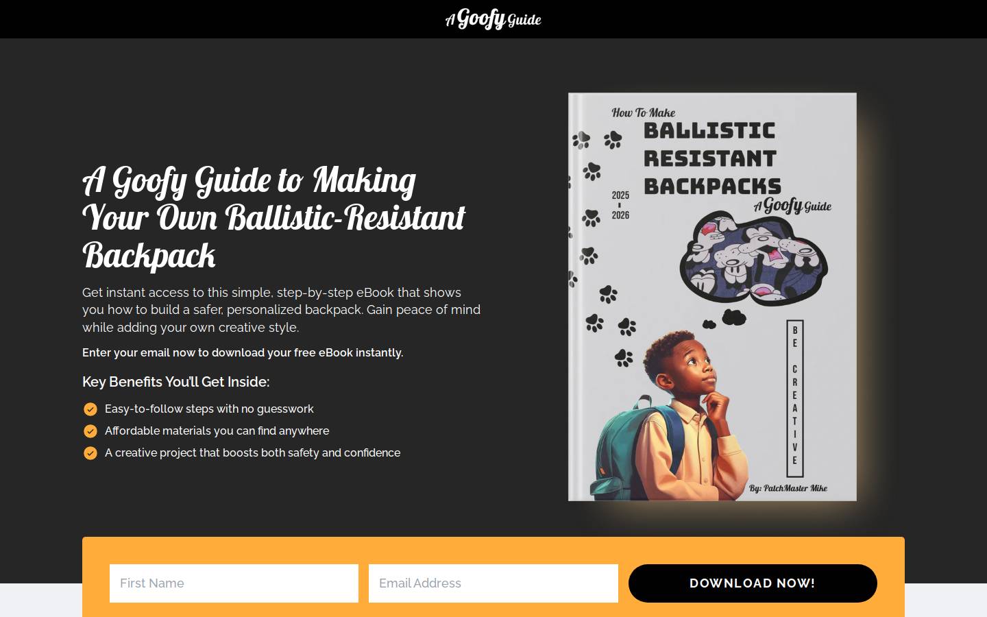 thegoofyguide.com homepage screenshot