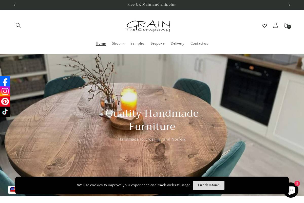 The Grain Company Ltd homepage screenshot
