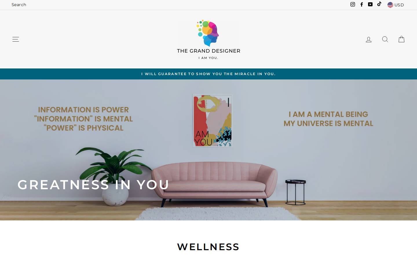 thegranddesigner.com homepage screenshot