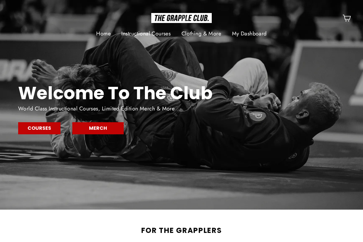 thegrappleclub.com homepage screenshot