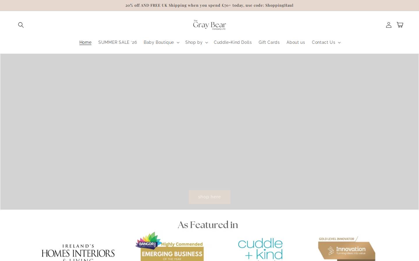thegraybearcompany.com homepage screenshot