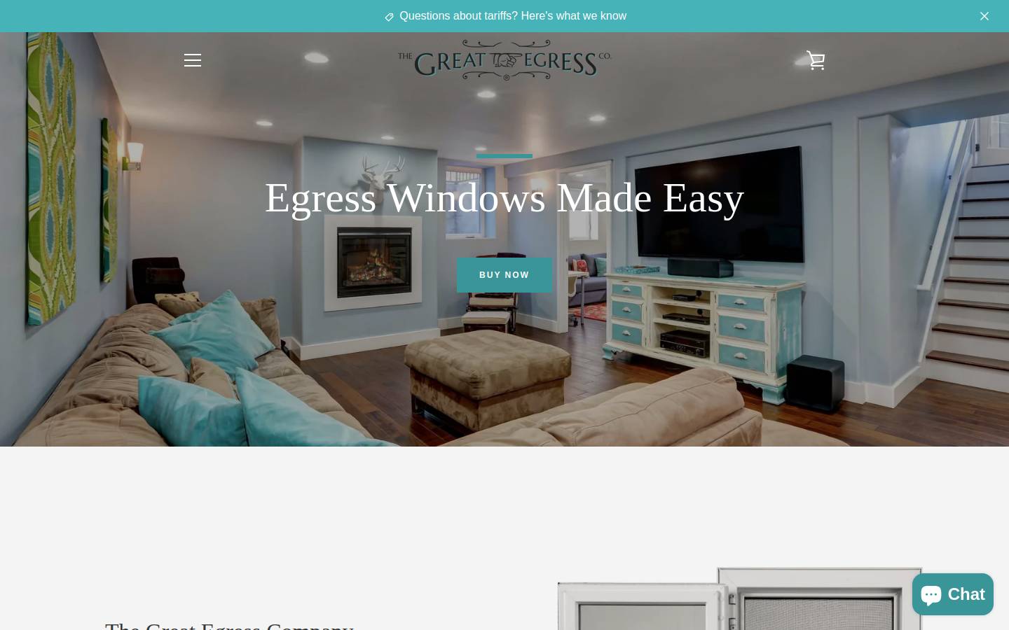 thegreategressco.com homepage screenshot