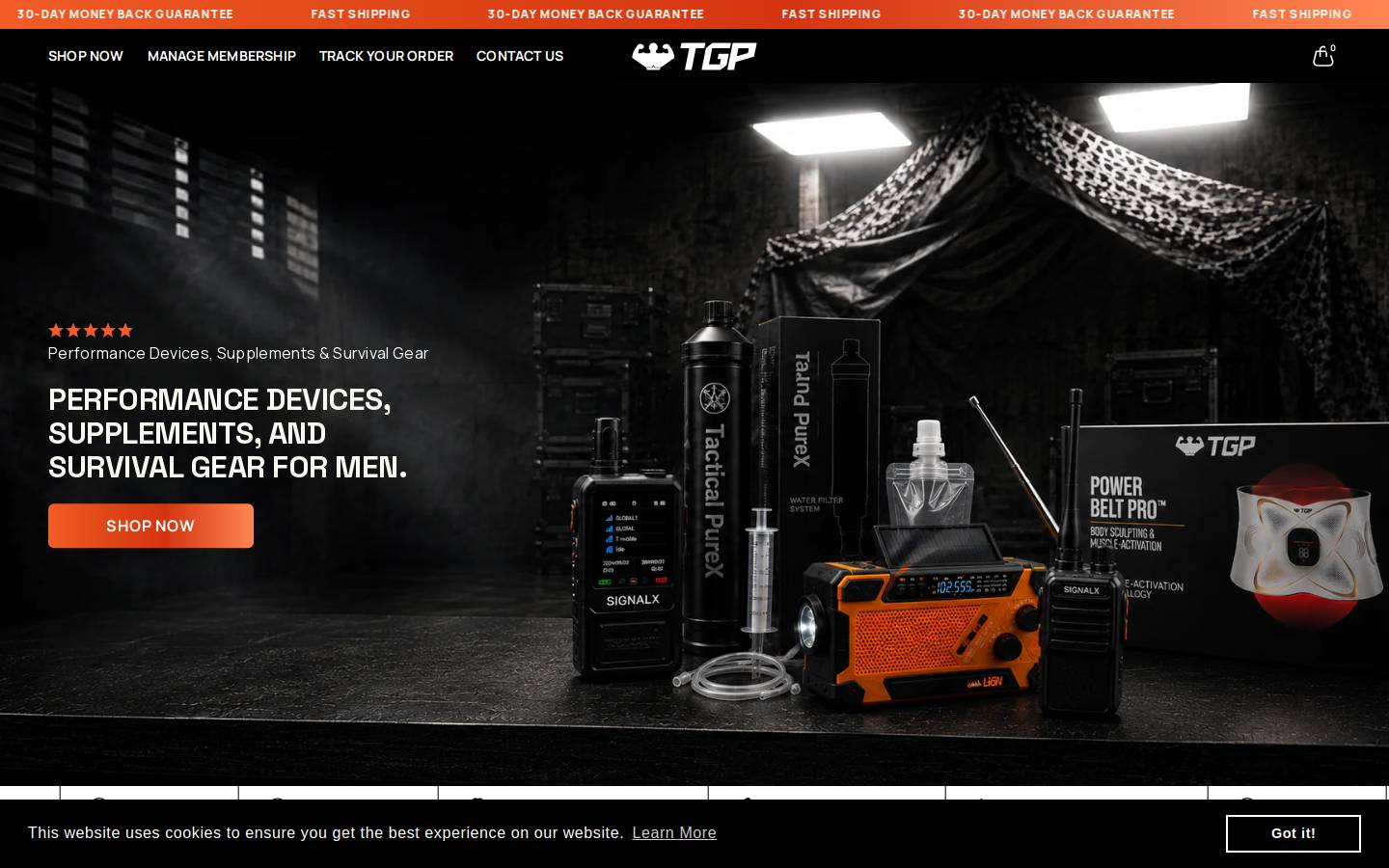 TheGreatProject™ homepage screenshot
