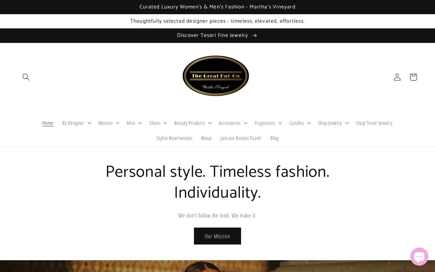 thegreatputonmv.com homepage screenshot