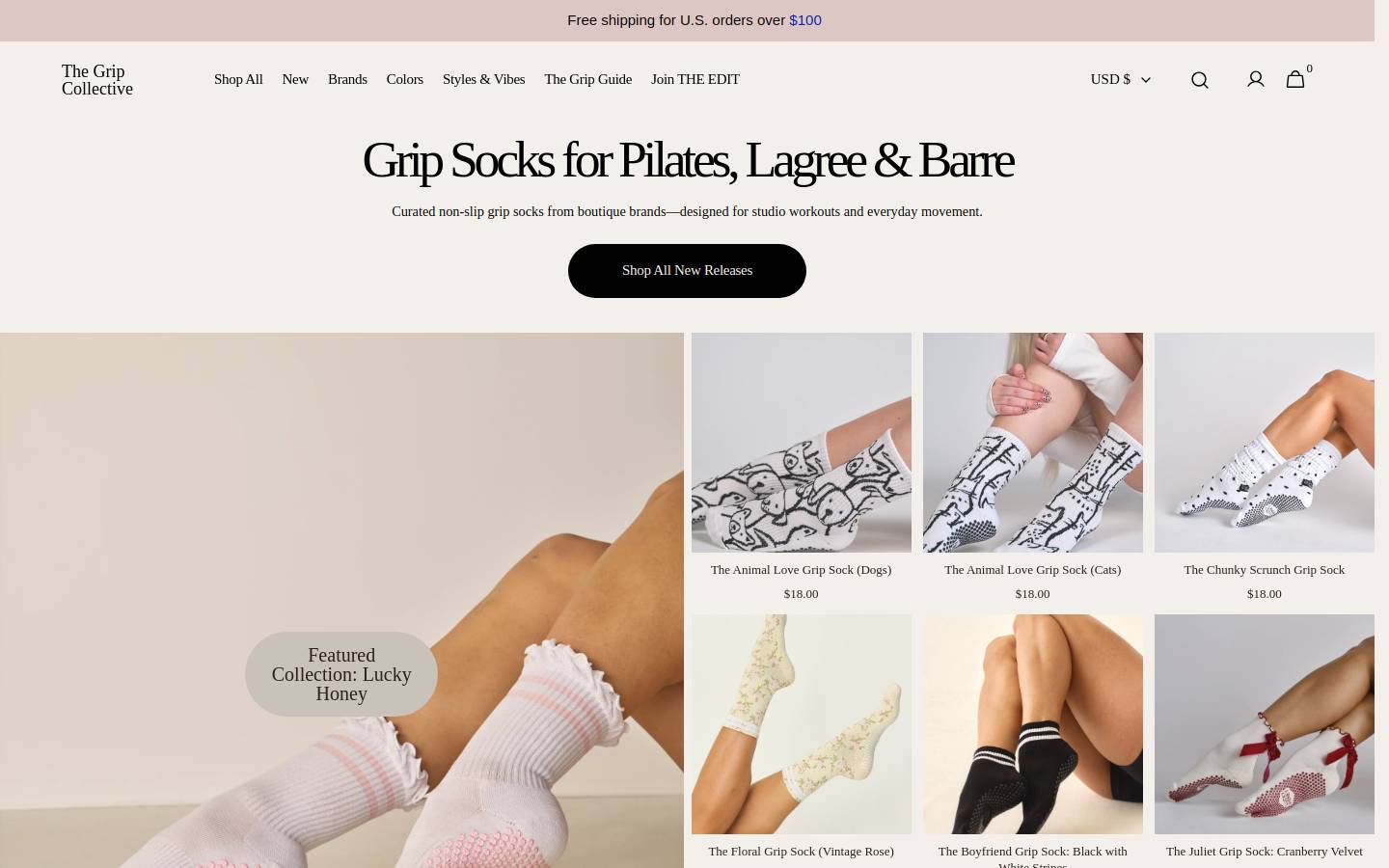 thegripcollective.com homepage screenshot