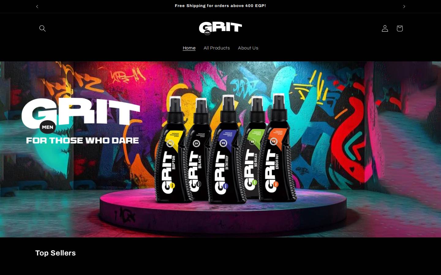 thegritmen.com homepage screenshot