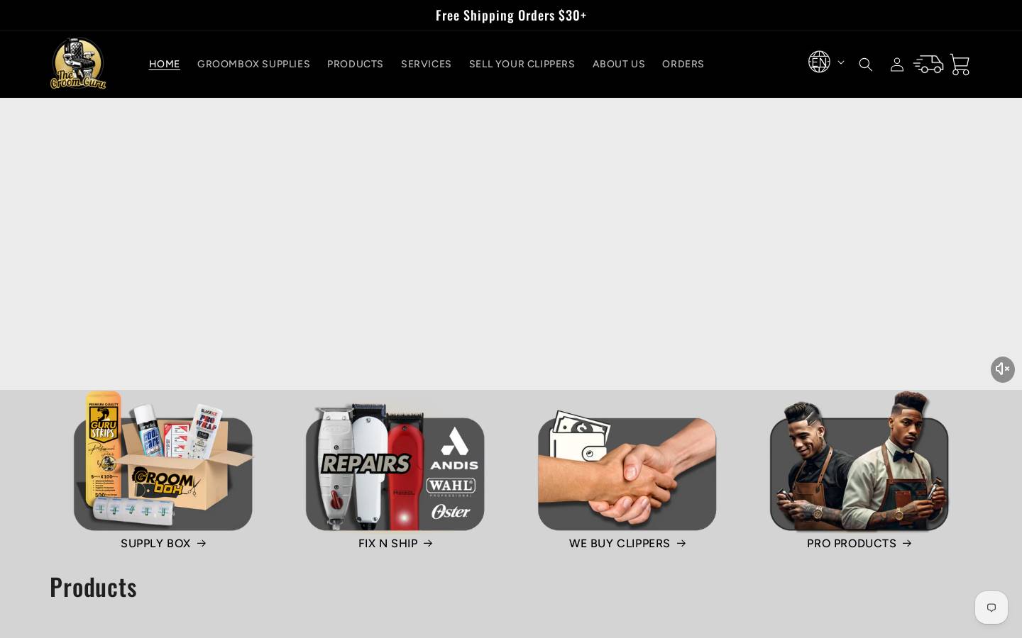 thegroomguru.com homepage screenshot