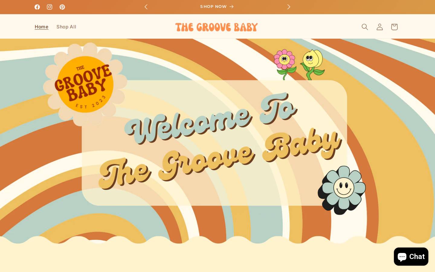 thegroovebaby.com homepage screenshot