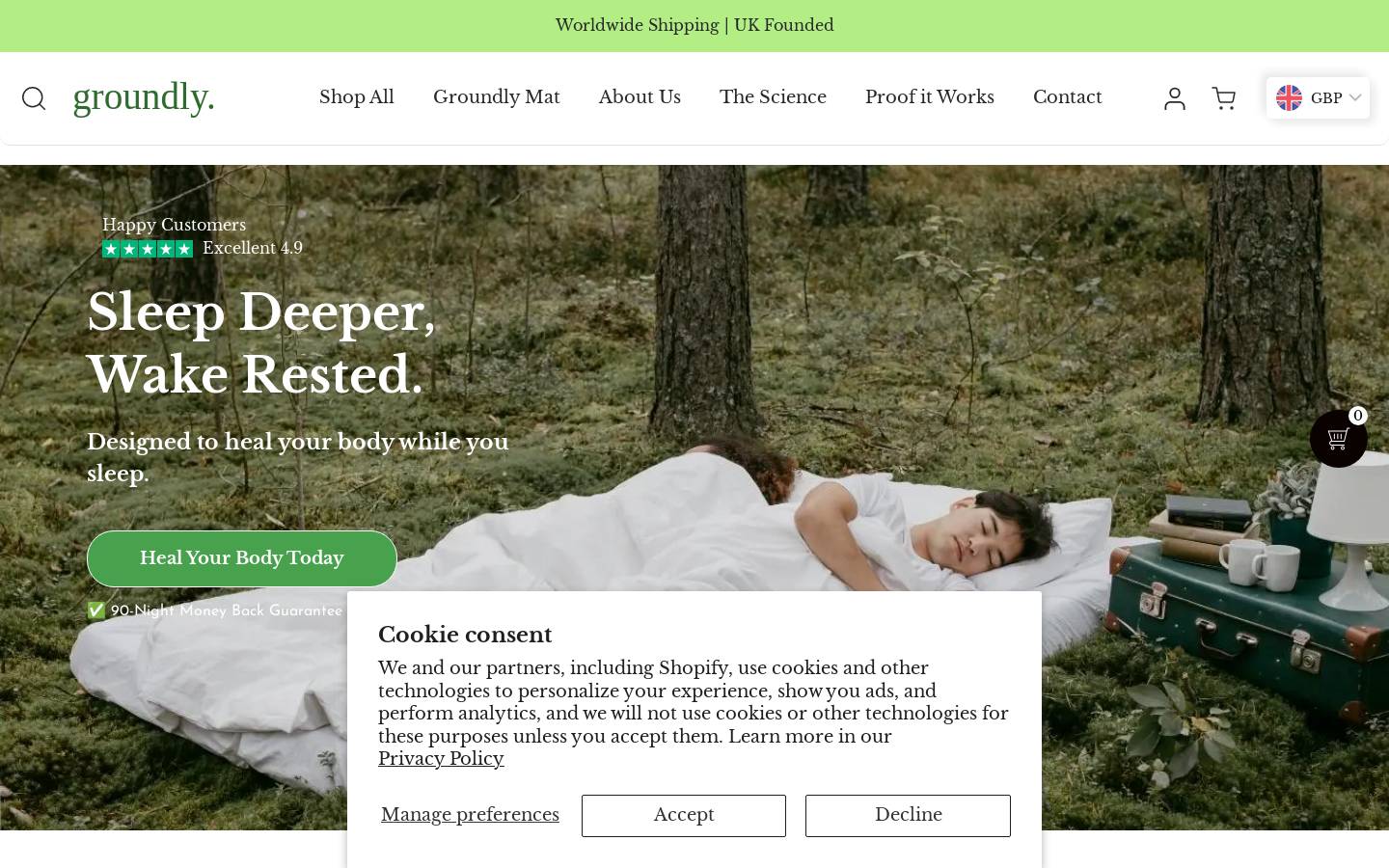 thegroundly.com homepage screenshot
