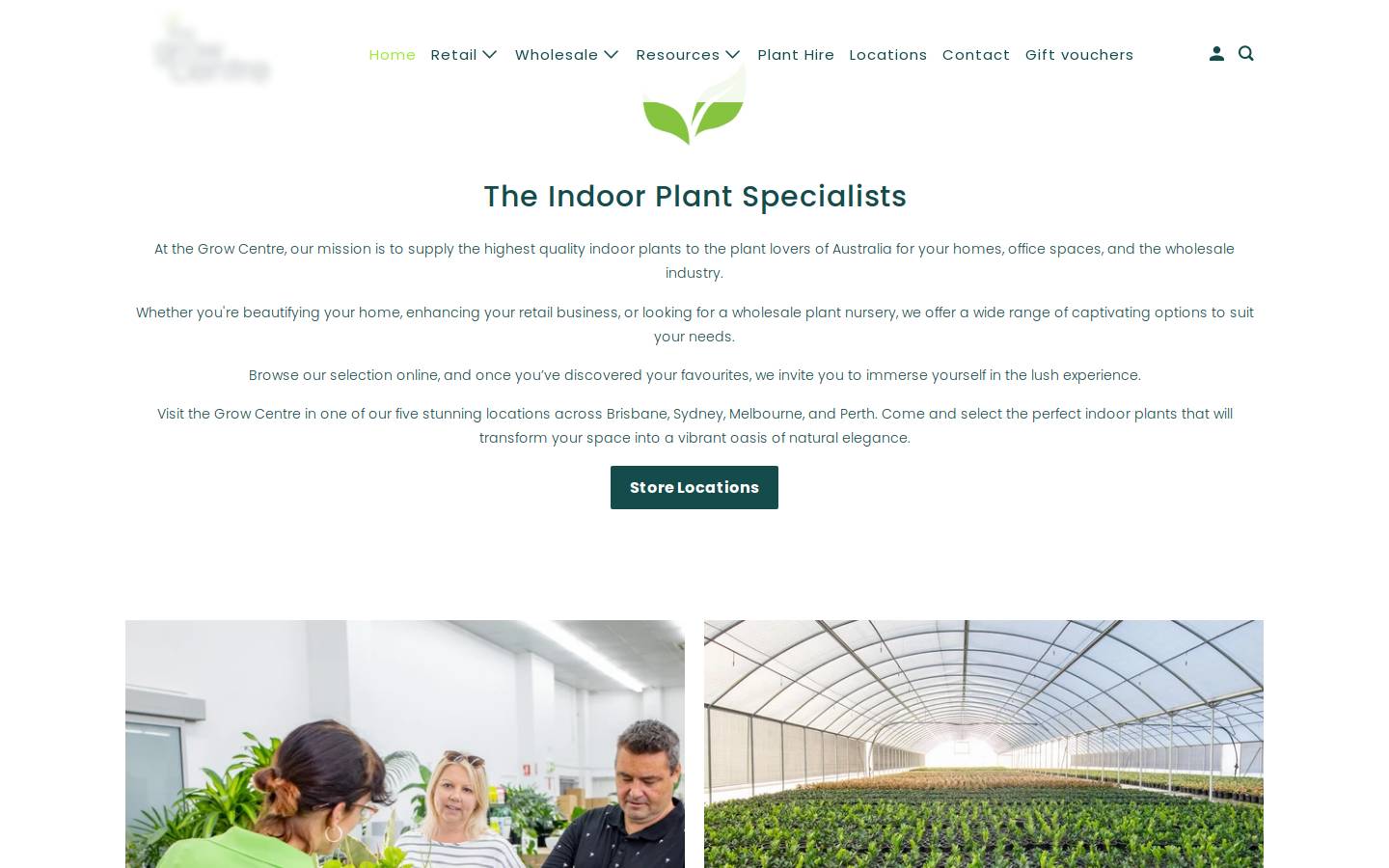 thegrowcentre.com.au homepage screenshot