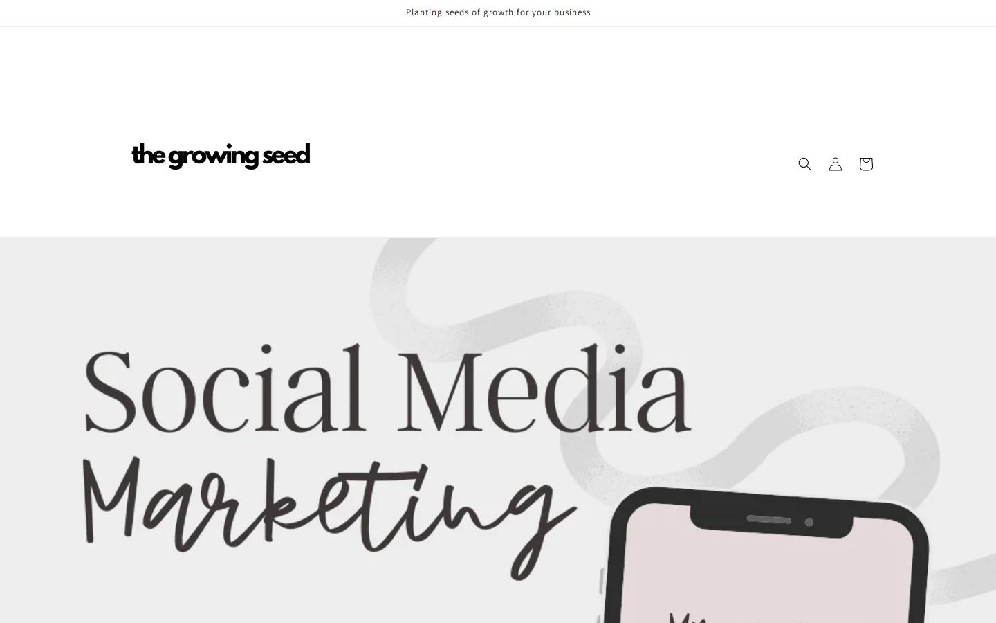 thegrowingseedwithamy.com homepage screenshot