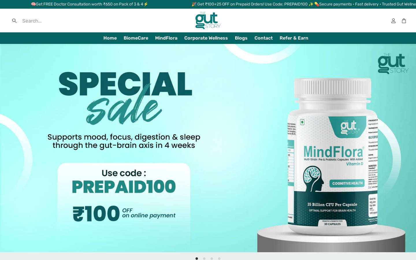 thegutstory.com homepage screenshot