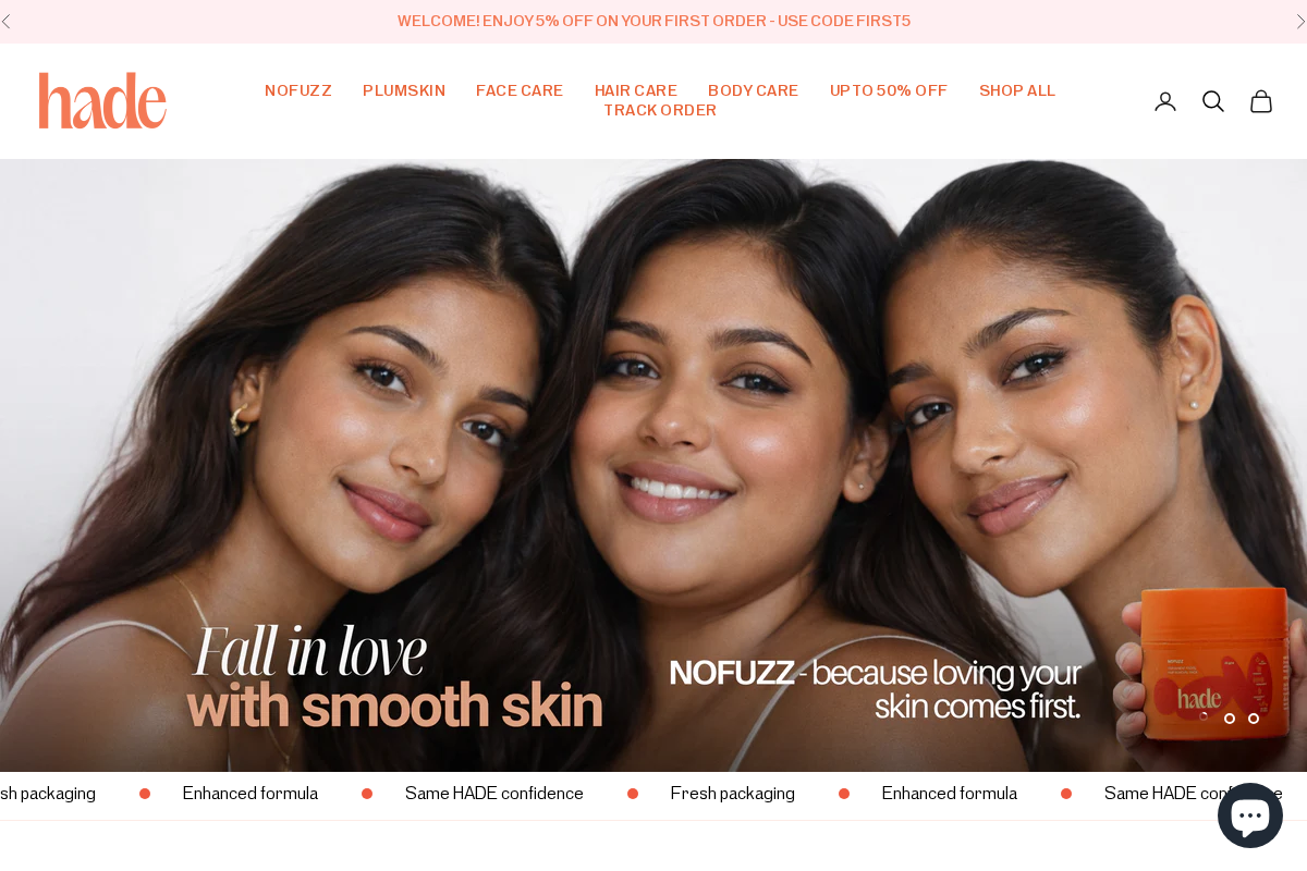 Thehadelife homepage screenshot