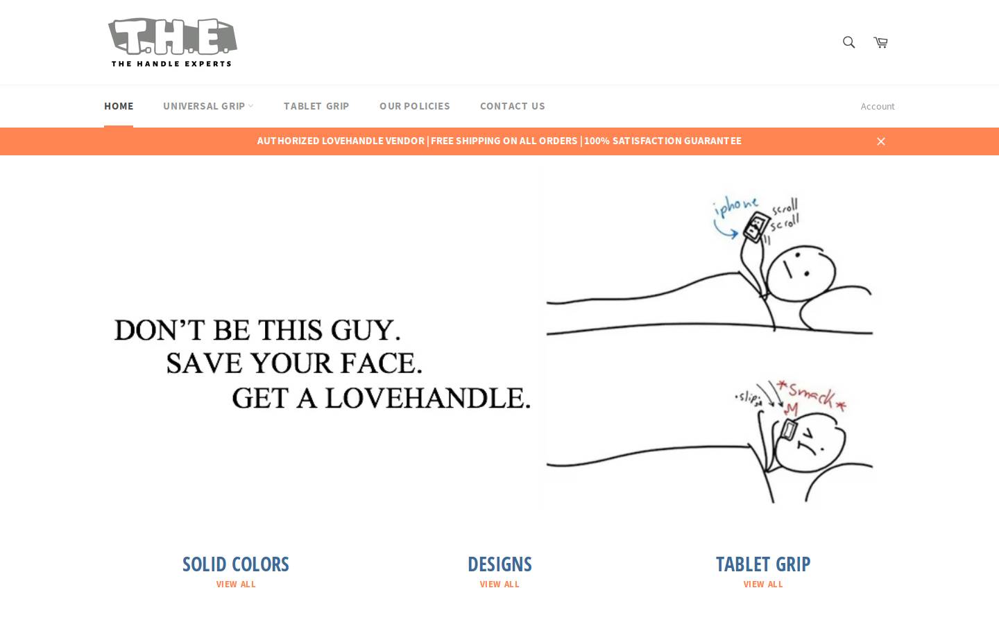 thehandleexperts.com homepage screenshot