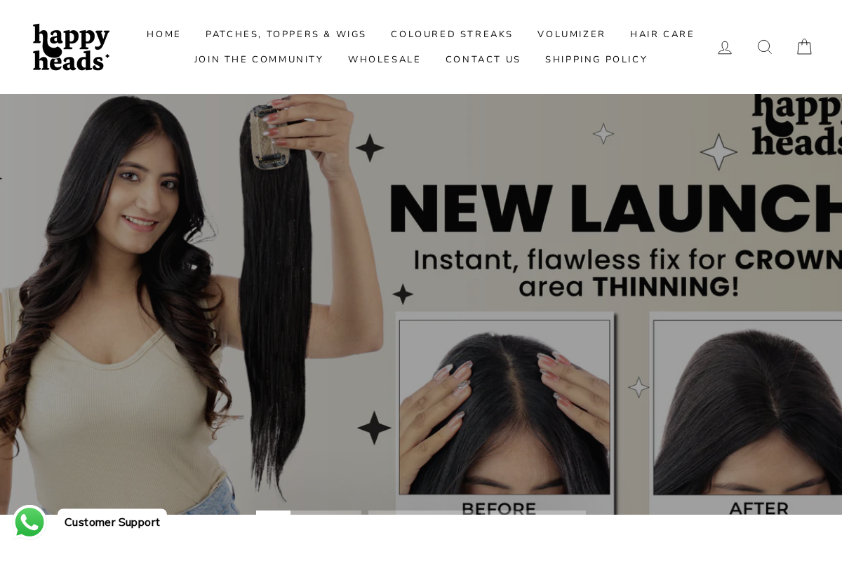 Happy Heads homepage screenshot